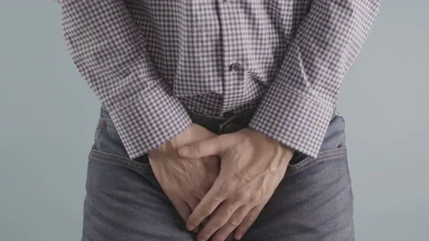 Young adults with Prostate problems conception studio shot mens health Video stock 230643987