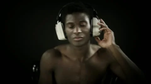 Young african cool disco guy Video stock 11843776