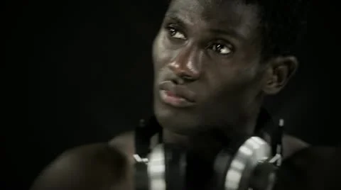 Young african cool disco guy Video stock 11848511