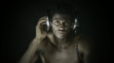 Young african cool disco guy Video stock 11848715
