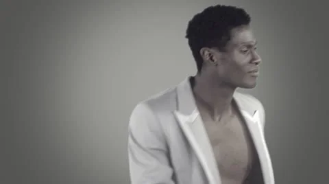Young african cool disco guy Video stock 11852117