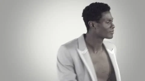 Young african cool disco guy Video stock 11852293