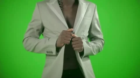 Young african cool disco guy Stock Footage 11857404