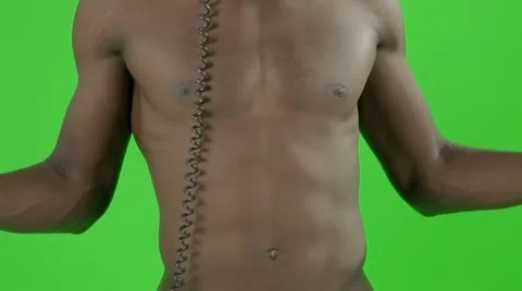 Young african cool disco guy Video stock 11893836