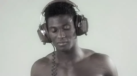 Young african cool disco guy Video stock 11893926