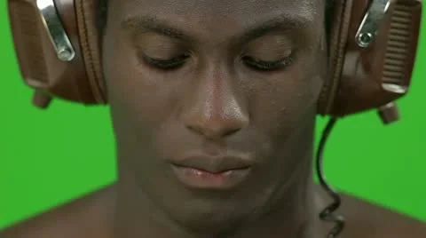 Young african cool disco guy Stock Footage 11895051