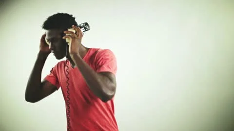 Young african cool disco guy Stock Footage 11899132