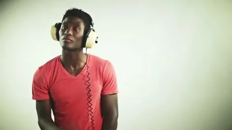 Young african cool disco guy Stock Footage 11899357