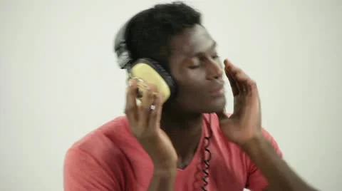 Young african cool disco guy Video stock 11899855