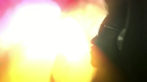 Young african cool disco guy Video stock 11910117