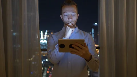 Young Ambitious advisor consultant using mobile screen computer chatting Stock Footage 103591379