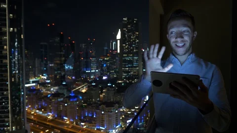 Young Ambitious advisor consultant using mobile screen computer chatting Stock-Footage 103592727