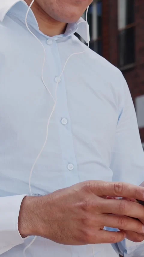 Young and attractive freelancer working outdoor. Office worker or businessperson Stock Footage 308240781