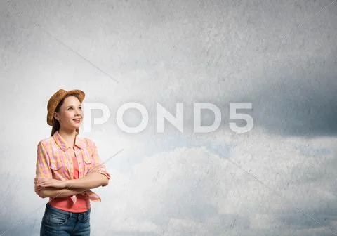 Young and free Stock Photos