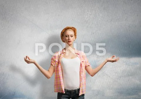 Young and free Stock Photos