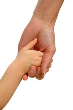 Young and old hands Stock Photos