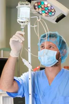 Young anesthesiologist Фото