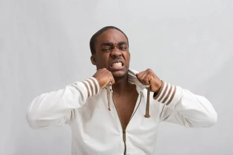 Young angry guy Stock Photos