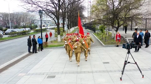 Young army Stock-Footage 107872381