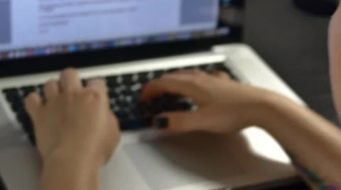 Young Assistant Writing A Report For Her Boss Early In The Morning Stock Footage 65149896