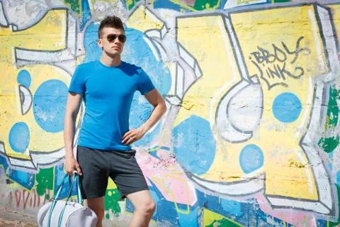 Young athletic man Stock Photos