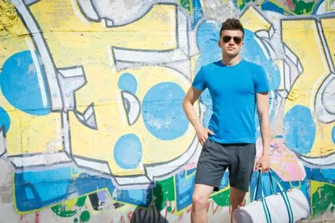 Young athletic man Foto stock
