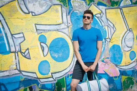 Young athletic man Foto stock