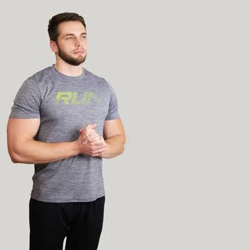 Young athletic man posing over isolated background Stock Photos