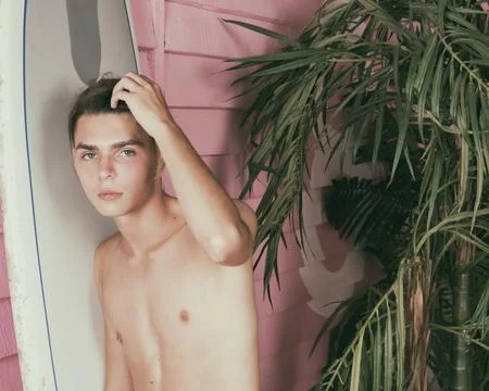Young attractive guy. Foto stock
