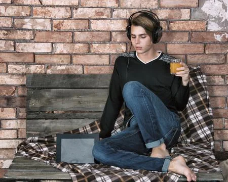 Young attractive guy. Foto stock