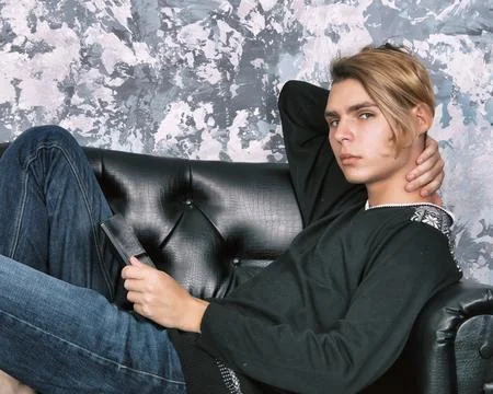 Young attractive guy. Stock Photos