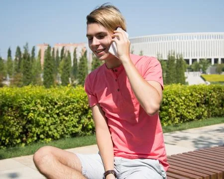 Young attractive guy. Stock Photos