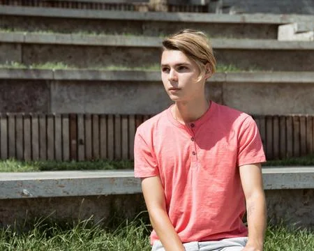 Young attractive guy. Stock Photos