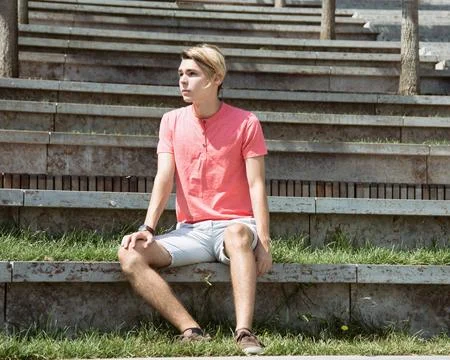 Young attractive guy. Stock Photos