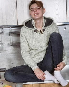 Young attractive guy. Foto stock