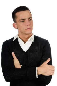 Young attractive guy posing in the studio. Beautiful body. 스톡 사진