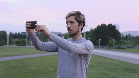Young attractive man making Stock Footage 78738826