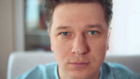 Young attractive man is surprised Stock Footage 106541320
