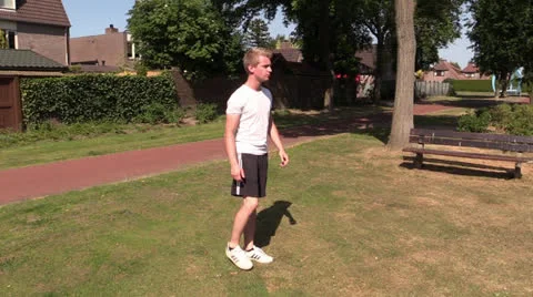 Young attractive man working out Stock Footage 25787782