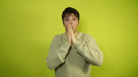 A young attractive student shows the direction. Stock Footage 309922767