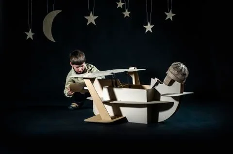 Young aviator. Stock Photos