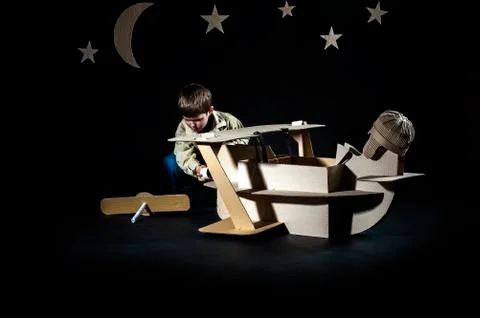 Young aviator. Stock Photos