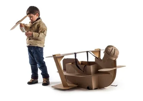 Young aviator. Stock Photos