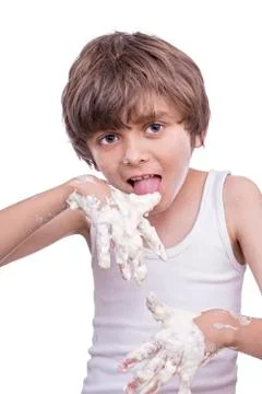 Young baker Stock Photos