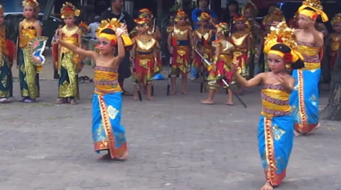Young balinese Dancer. Stock Footage 35295713