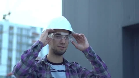 Young bearded caucasian Architect Stock Footage 138811729