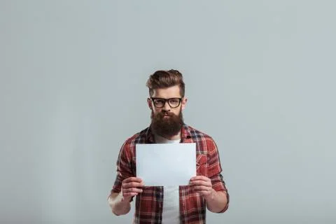 Young bearded man Stock Photos