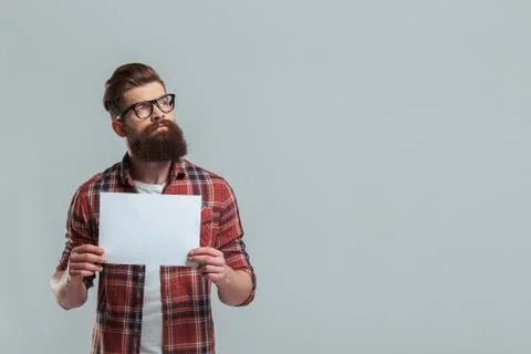 Young bearded man Stock Photos