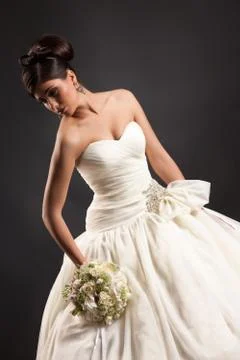 Young Beautiful Bride Stock Photos