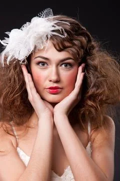 Young Beautiful Bride Stock Photos